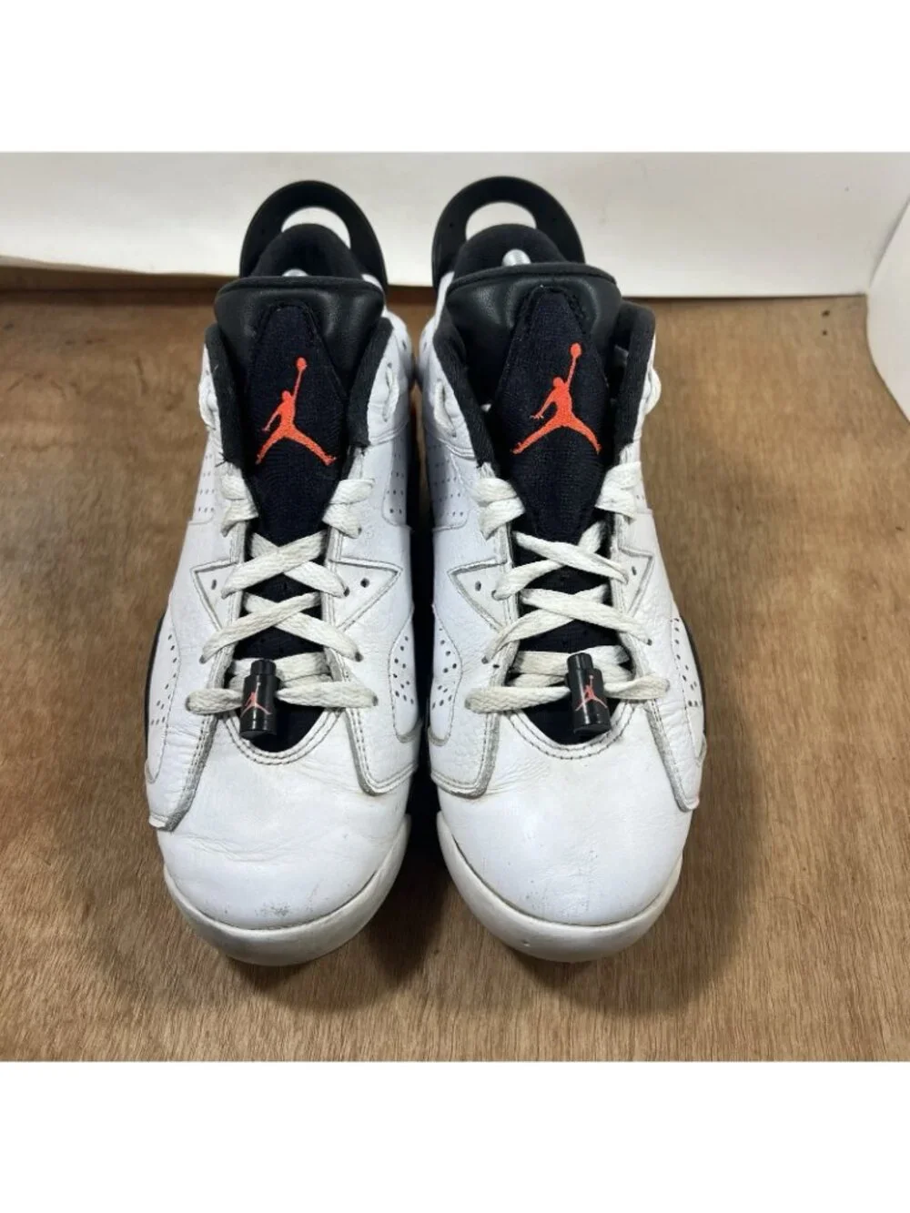 Air Jordan 6 Retro Low Men's Size 8 Golf Shoe White Infrared